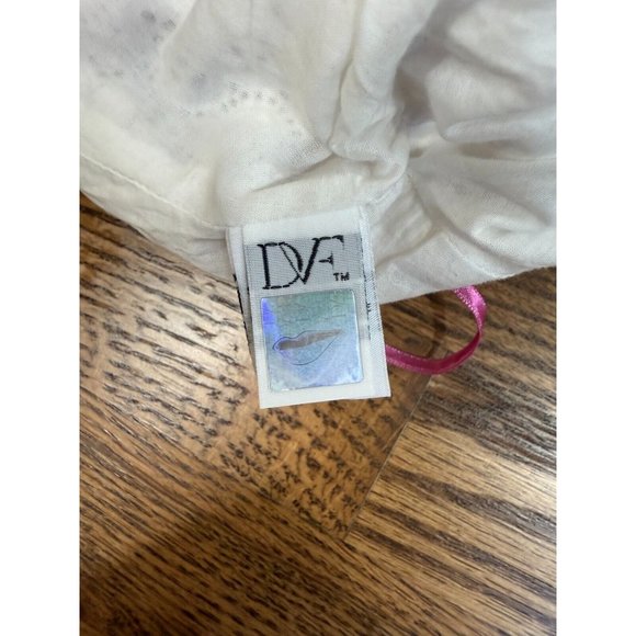 Diane Von Furstenberg Pink Purple‎ Ombre Eyelet Skater Dress Size 8 Coquette - Picture 10 of 13